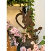 Zając Królik Wielkanoc Zajączek ozdoba figurka metalowy 60cm wielkanocna